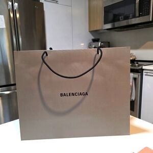 Balenciaga Gray Shopping Bag